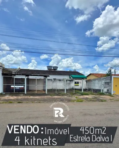 Vendo imóvel com 4 kitnets no Parque Estrela D?Alva l, Luzia?nia/GO COD.513