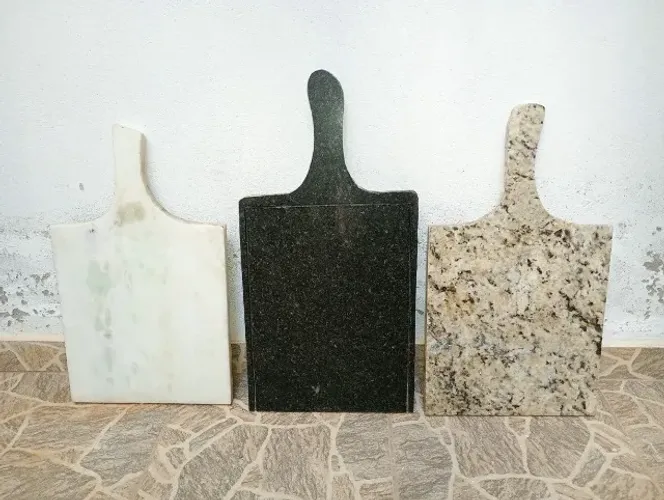 3 Tábuas de corte em pedra para sua cozinha