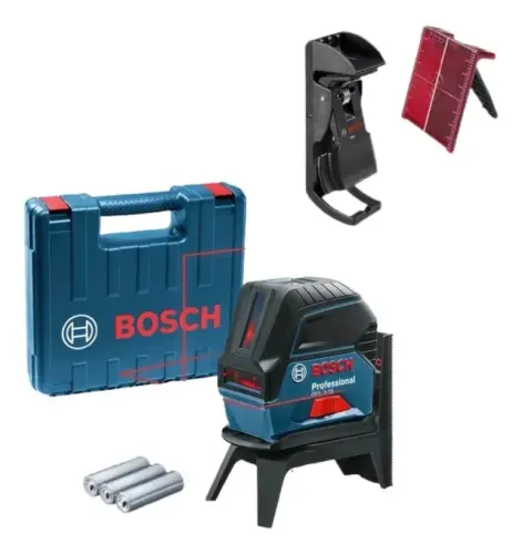 NIVEL A LASER BOSCH GCL2-15 15MTS + GANCHO + MALETA
