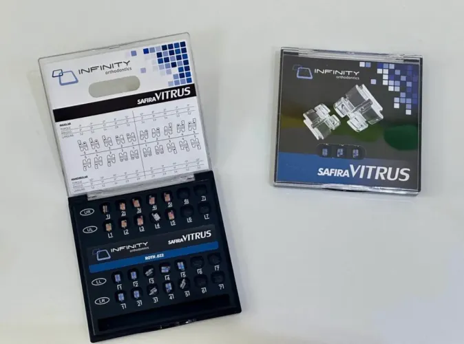 Aparelho Ortodôntico Safira Vitrus Roth .022