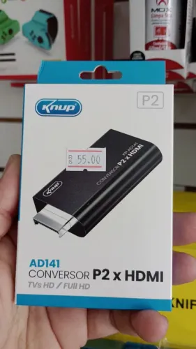 Conversor P2 x HDMI para TV HD - Knup AD141