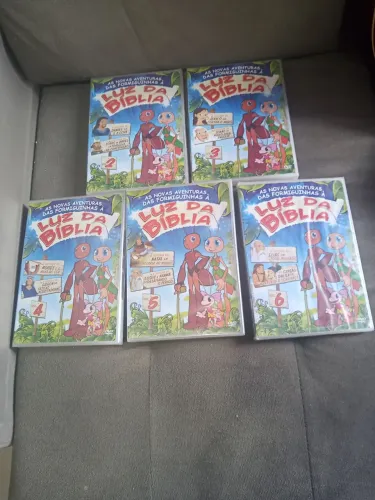 DVDs Coleçao Luz da Bíblia - 2 ao 6 ( NOVOS LACRADOS )