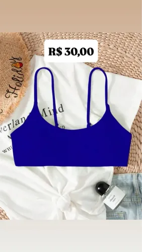 Top Azul Marinho - R$30,00
