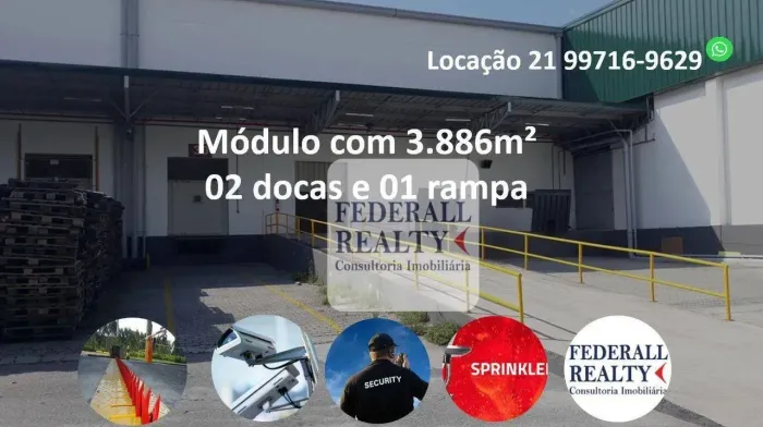 Aluguel de galpão na Rodovia Washington Luiz, Duque de Caxias