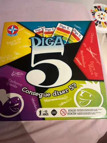 jogo ?diga 5? nunca usado