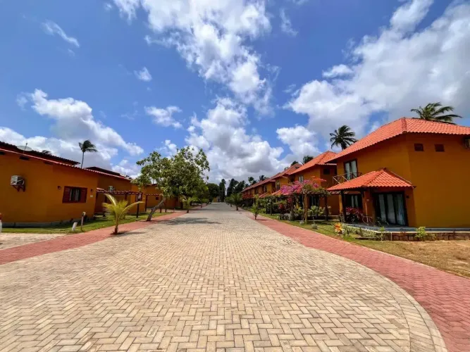 Casa de 2 quartos mobiliada em Condomínio beira mar a 6 km de São Miguel do Gostoso