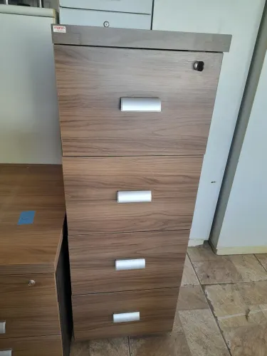 Gaveteiro para pasta suspensa com 4 Gavetas