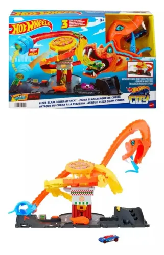 Hot Wheels City Pizza Slam Cobra Attack