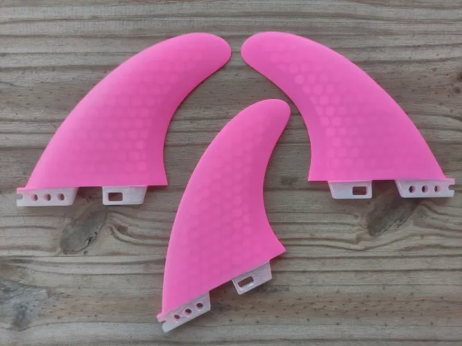 Quilhas surf de fibra e honeycomb  FCS II 