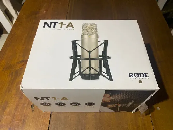 BARBADA! Microfone Rode NT1-A (NOVO! ACEITO PROPOSTAS)