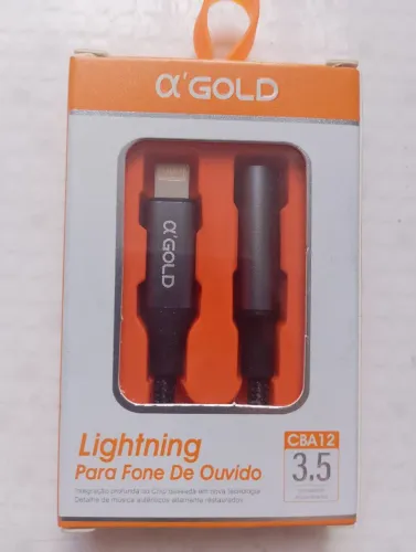 Adaptador de fone de ouvido para ios - A'GOLD