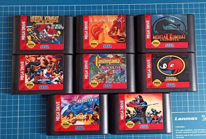 Jogos para Mega Drive (Novo com PCB Banhada a Ouro e EPROM)