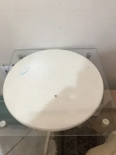 Base de vidro para colocar bolos 