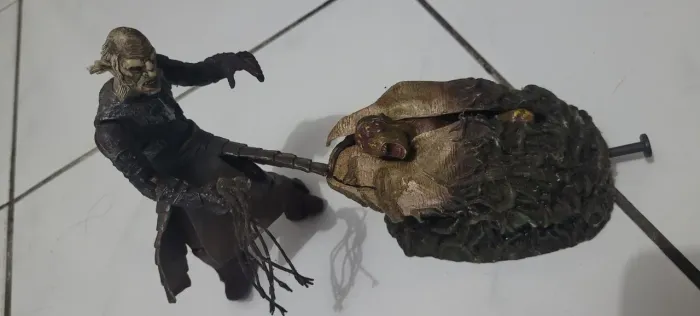 Bonecos orcs senhor dos aneis toybiz action figure diorama