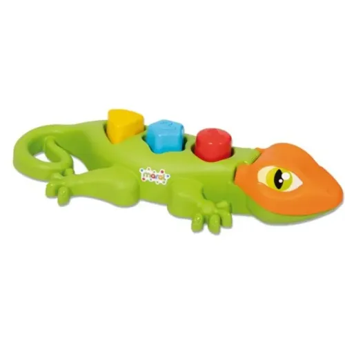 Brinquedo Educativo Lagartixa Didática com Blocos - Maral
