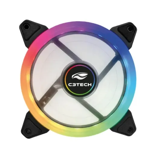 Cooler Fan F11-L220Rgb 12Cm Argb 6P C3T Para Gabinete RGB Colorido 
