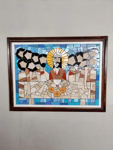 Santa ceia mosaico 