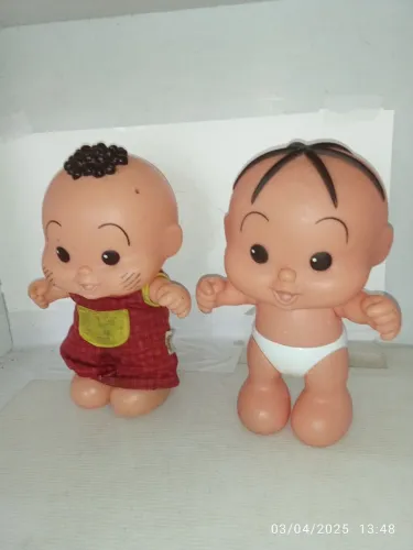 Dois Bebês de Vinil Antigos - Coleção