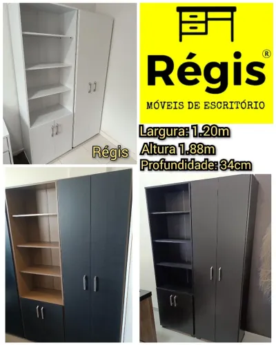 Armário Novo 1.20m x 1.88m x 34cm - Entrego