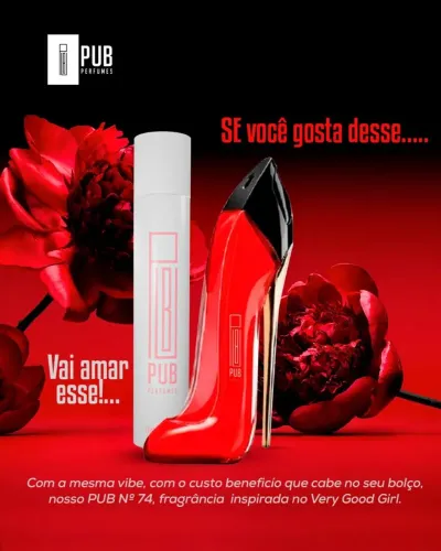 PUB Fragrância inspirada de alta qualidade - diversos modelos