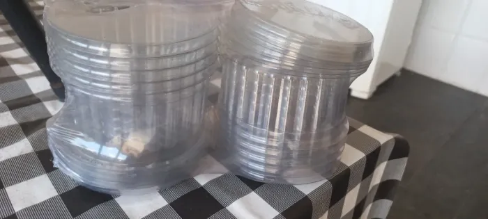 40 potes Galvanotek G750 com tampa articulada