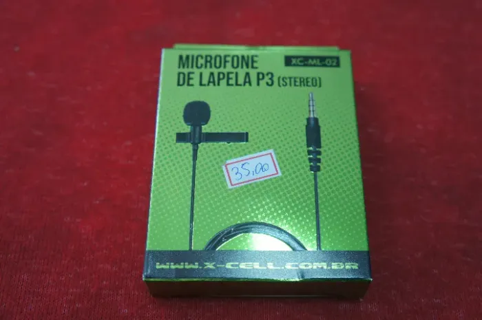 Microfone de lapela