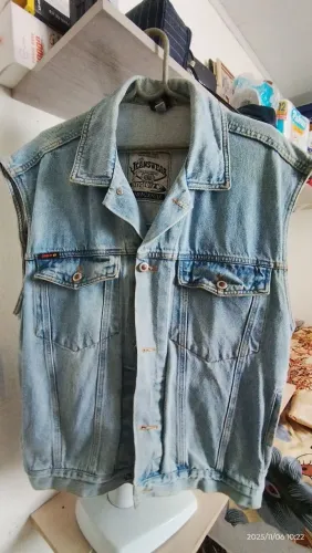Jaqueta Jeans sem Manga