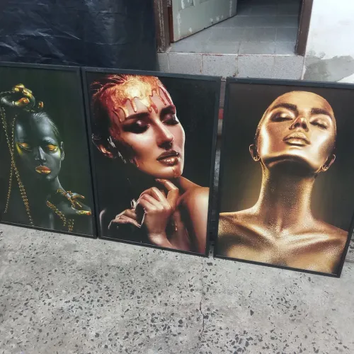 3 quadros grandes