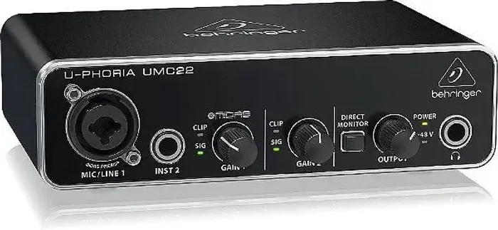 Interface de Áudio Behringer U-Phoria UMC22