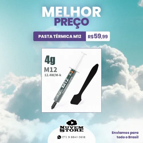 Pasta Térmica MJ-Tech M12 4g promoção