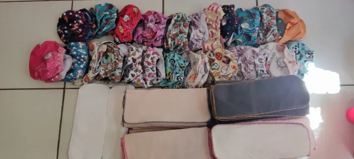 Fraldas ecológicas/reutilizáveis - kit completo!