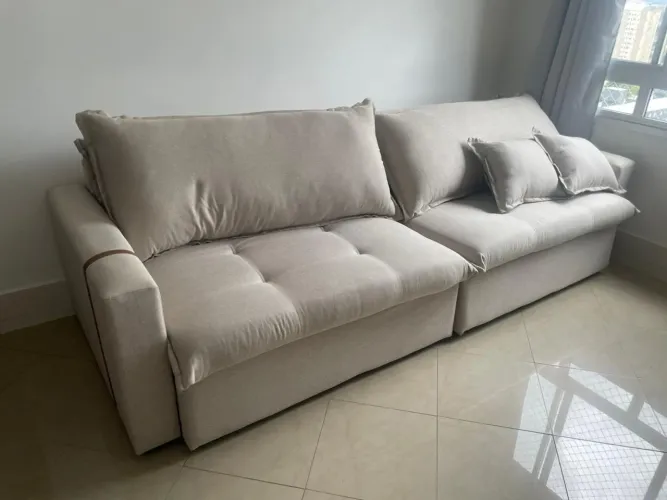 Sofá Sem Caixa 2,70 Molas Pocket NOVO ULTIMA PEÇA 