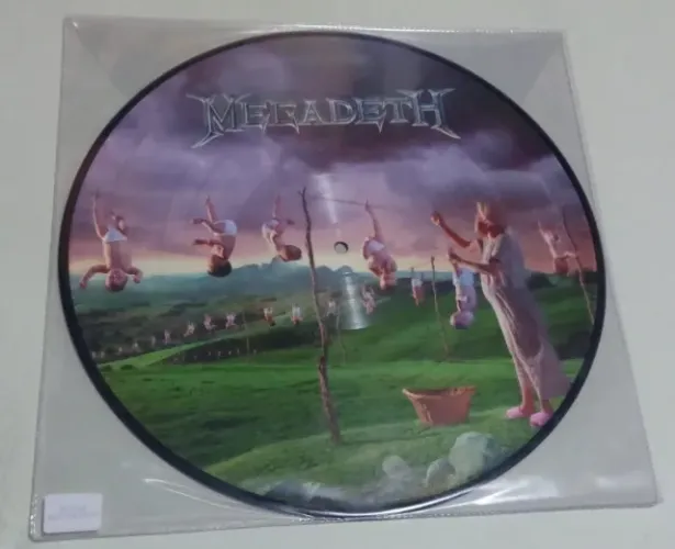 LP Picture Megadeth - Youthanasia - Republica Tcheca