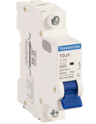 DISJUNTOR DIN 16A - Proteção e Segurança para Sua Instalação Elétrica! Lojas Sansão