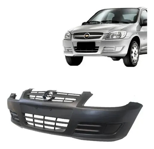 Parachoque Dianteiro Celta Prisma 2006 2007 2008 09 10 2011 Preto