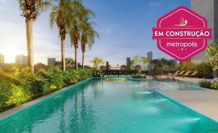 Apartamento com 2 dormitórios à venda, 64 m² por R$ 1.009.402,62 - Campo Belo - São Paulo/