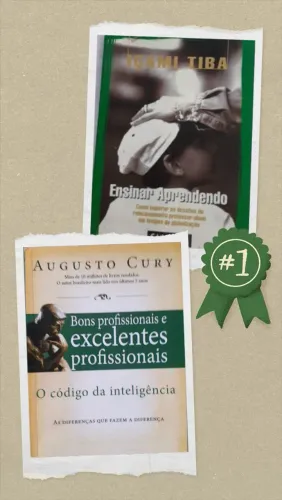 KIT 2 BEST SELERES : AUGUSTO CURY e YSAMI TIBA.