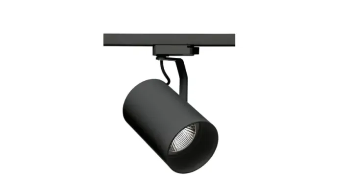 08 Spots Luminaria Flow Preto Par30 E27 - Stella + Trilho Eletrificado Preto Stella