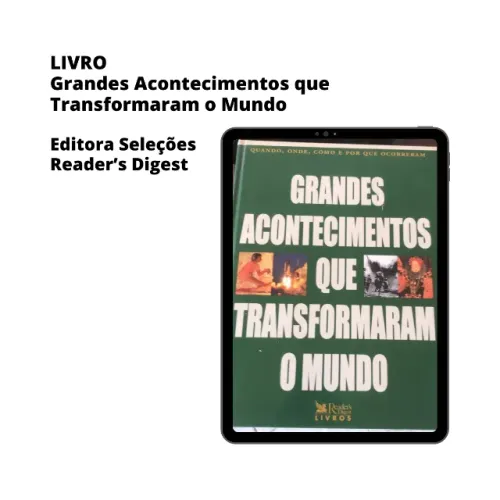 Livro Grandes Acontecimentos que Transformaram o Mundo