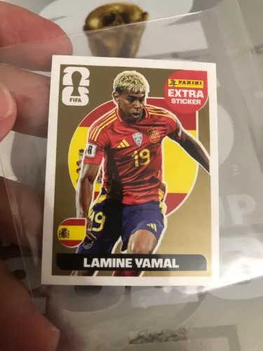 Figurinha Lamine Yamal Legend Ouro Gold Panini 2026