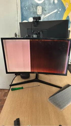 Samsung monitor C24RG50 para retirada de peças
