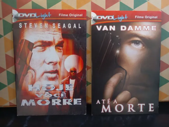 DVD papel jean-claude Van Damme e Steven Seagal