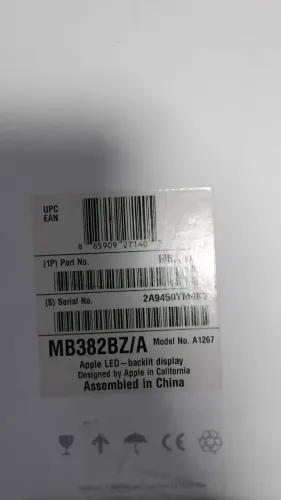 Apple LED Cinema Display de 24 polegadas 2008 mb382bz/a SEM IMAGEM.