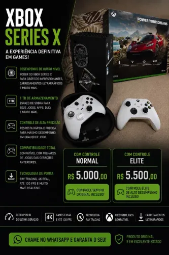 X-box séries X A experiência em Game