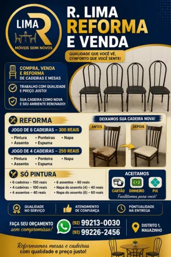 cadeira compro vendo e reformo 