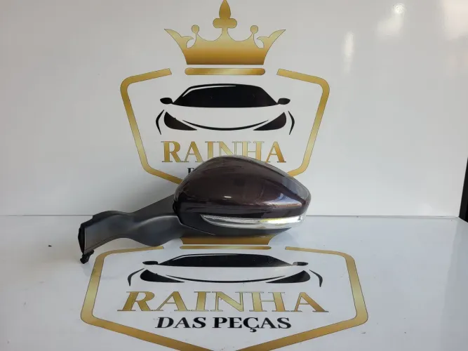 Retrovisor Peugeot 208 2013 até 2020 elétrico Lado Esquerdo - SEMINOVO ORIGINAL<br>