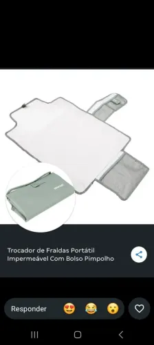 Trocador portátil pimpolho 