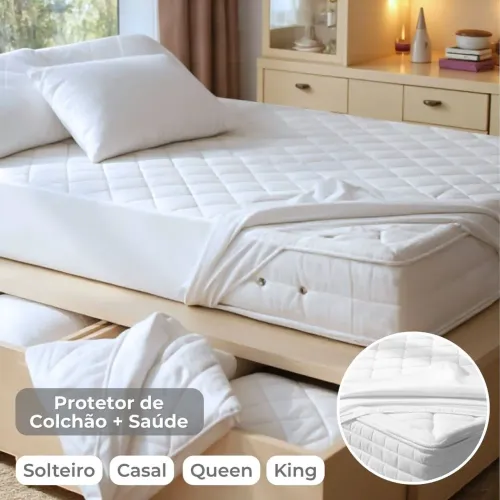 Protetor impermeável para colchão
