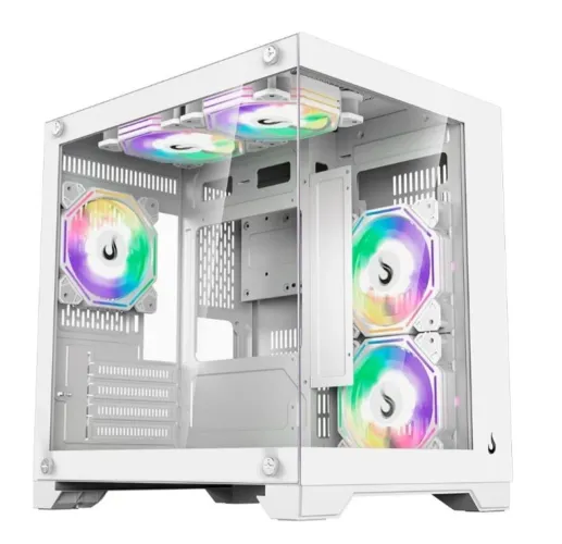 Gabinete Gamer Aquário Rise Mode Branco