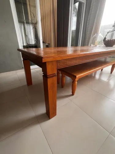 Mesa de Madeira Maciça gigante 